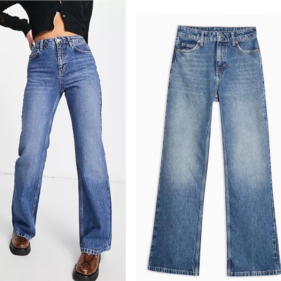 NWT TOP SHOP 90s Flare - Picture 1 of 13